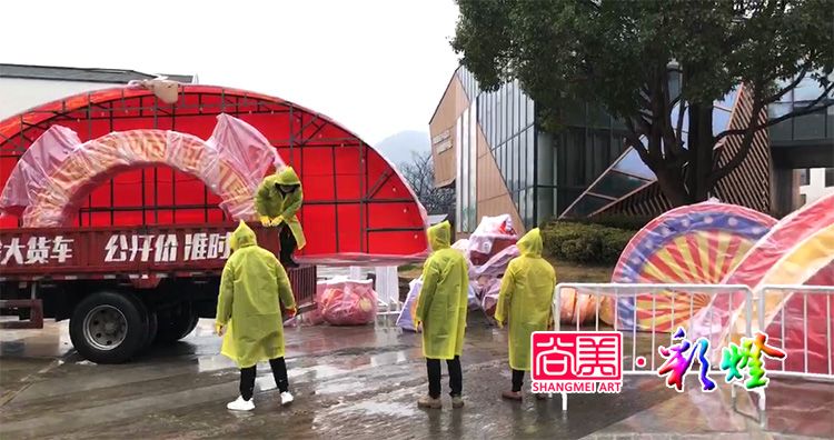 2022年春節(jié)蘇州彩燈——跨越2400公里，運輸彩燈到甲方指定安裝地